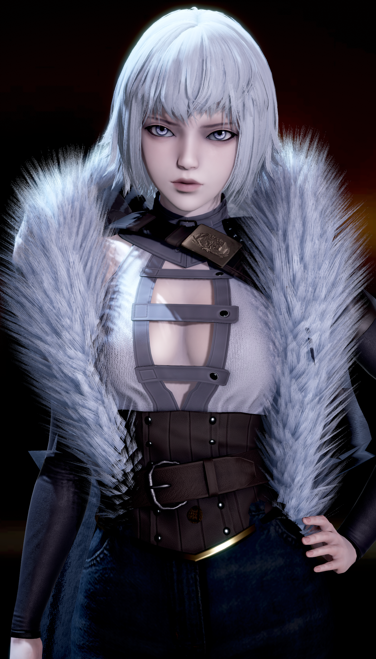 【临摹艺术家：二号】灵笼动漫 白月魁 白老板 还原向动漫人物