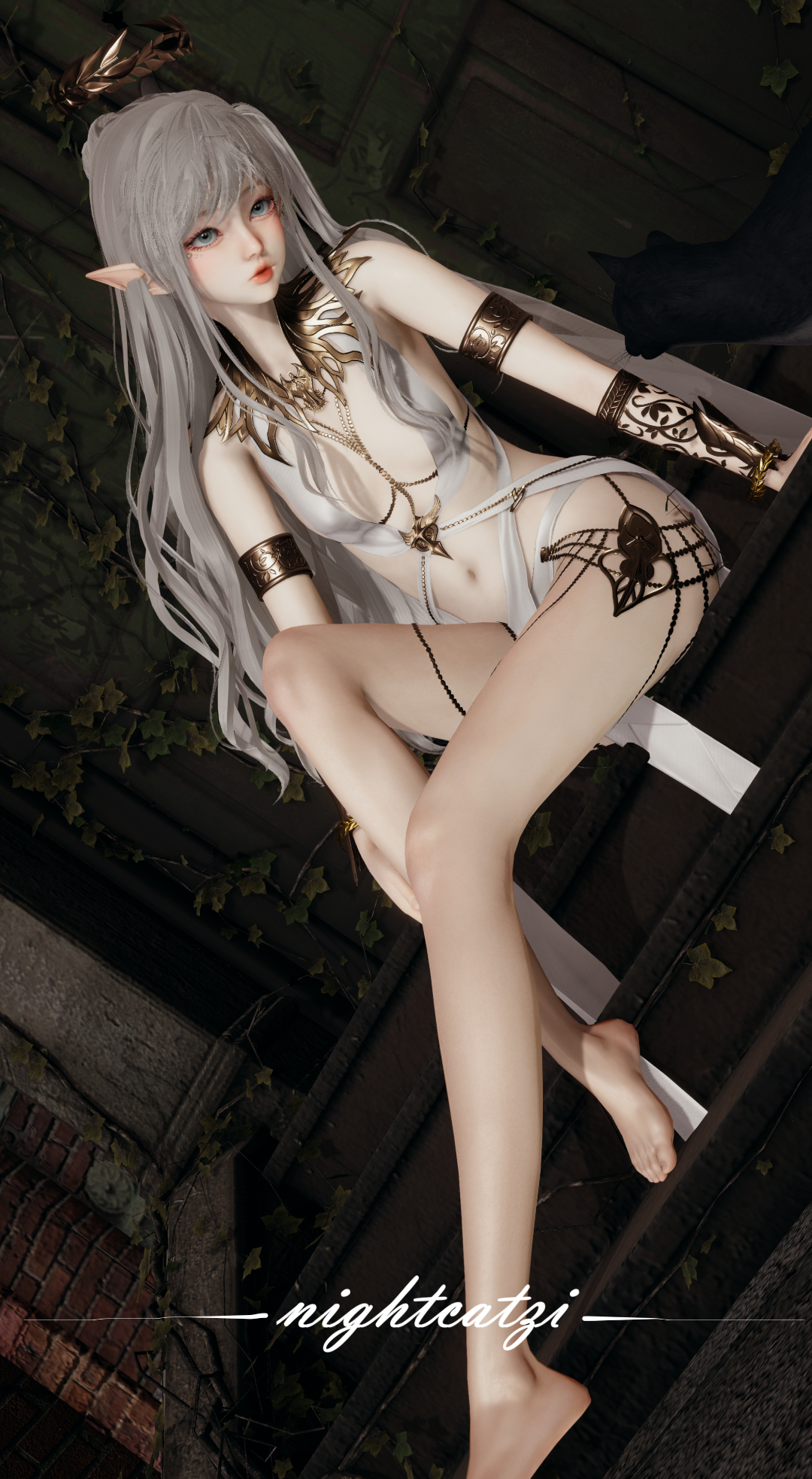 【腋猫子】幼年妖精王女——夜恬【修复后】＋DHH