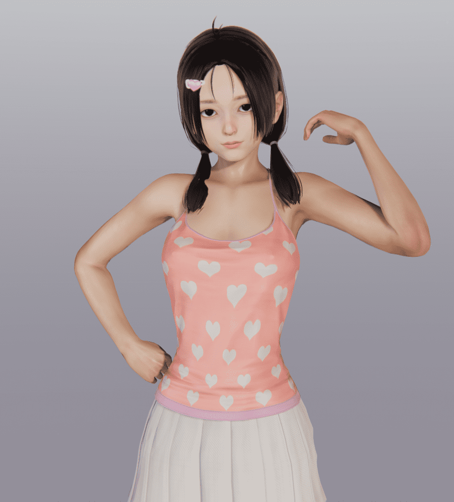 正在发育的清纯少女