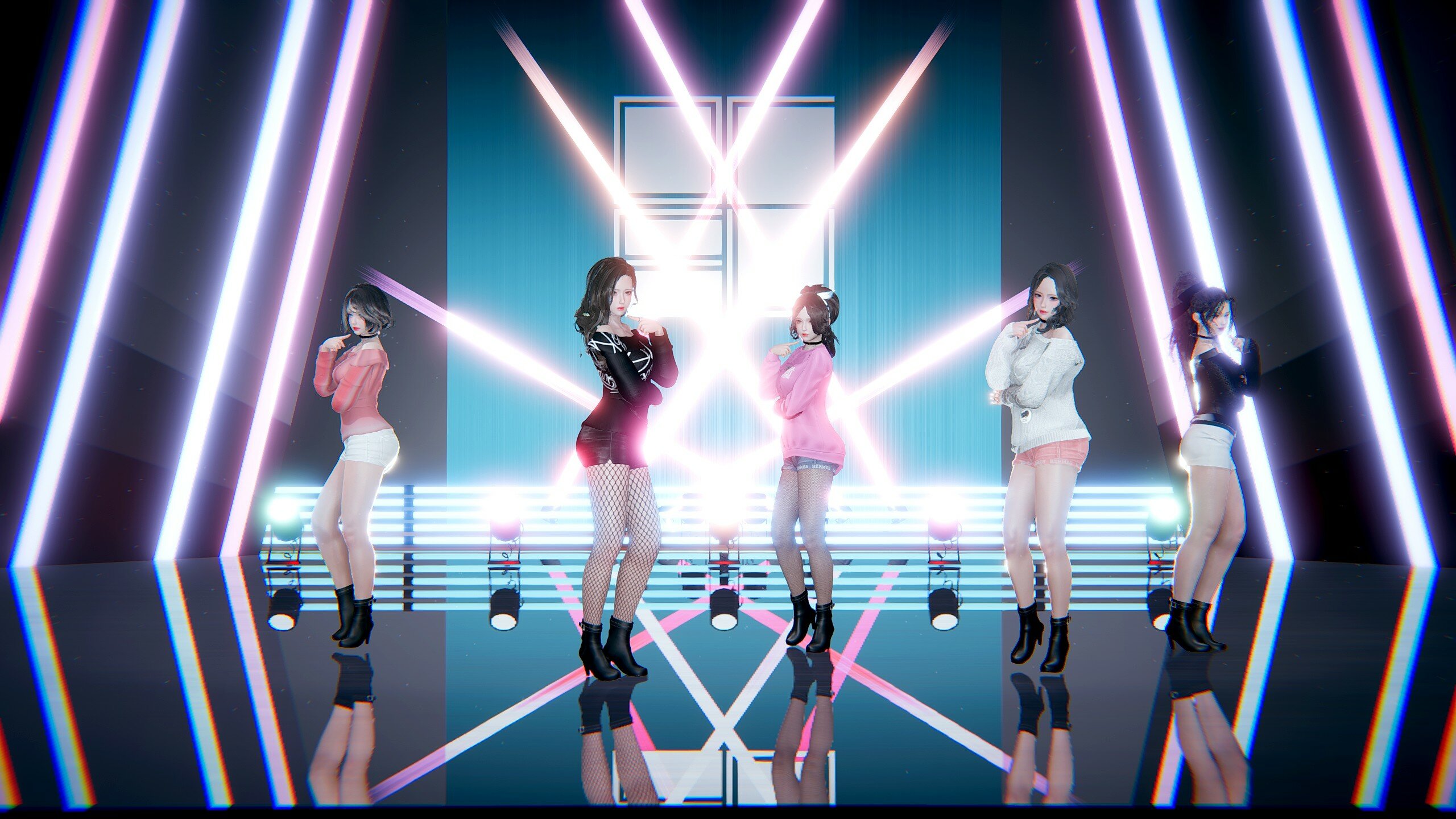 [離媓] MMD动作数据 穿模修复 Red Velvet – Ice cream