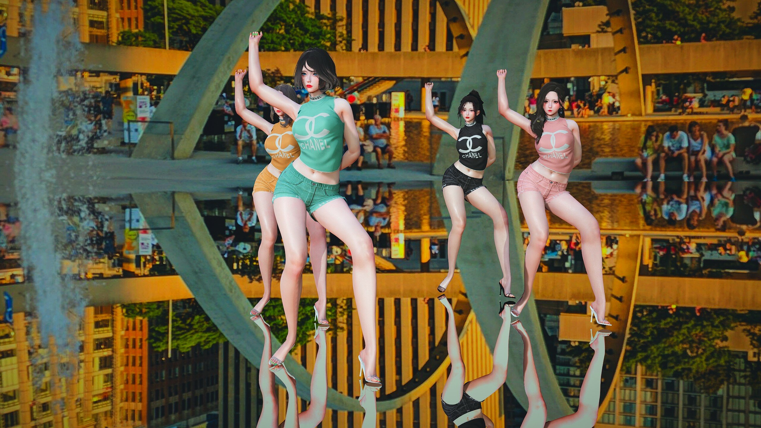[離媓] MMD动作配布 数据分享 BlackPink – Forevre Young
