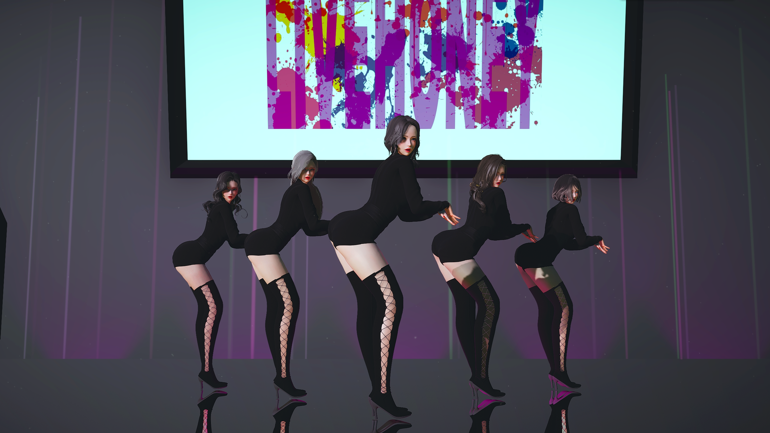 [離媓] MMD动作数据 穿模修复 Girl’s Day – Expectation