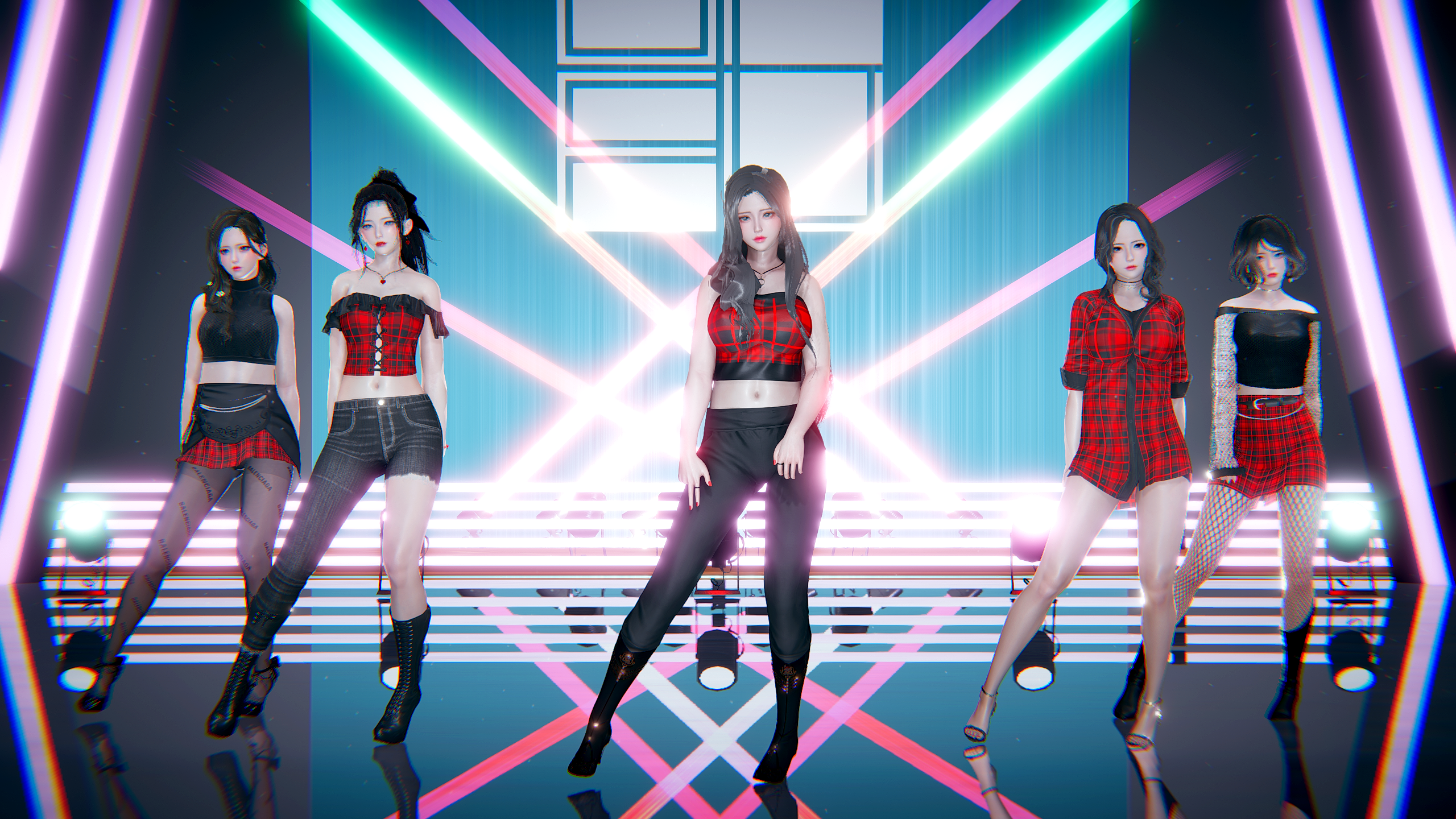 [離媓] MMD动作数据 分镜制作 Red velvet – Bad boy 第二期