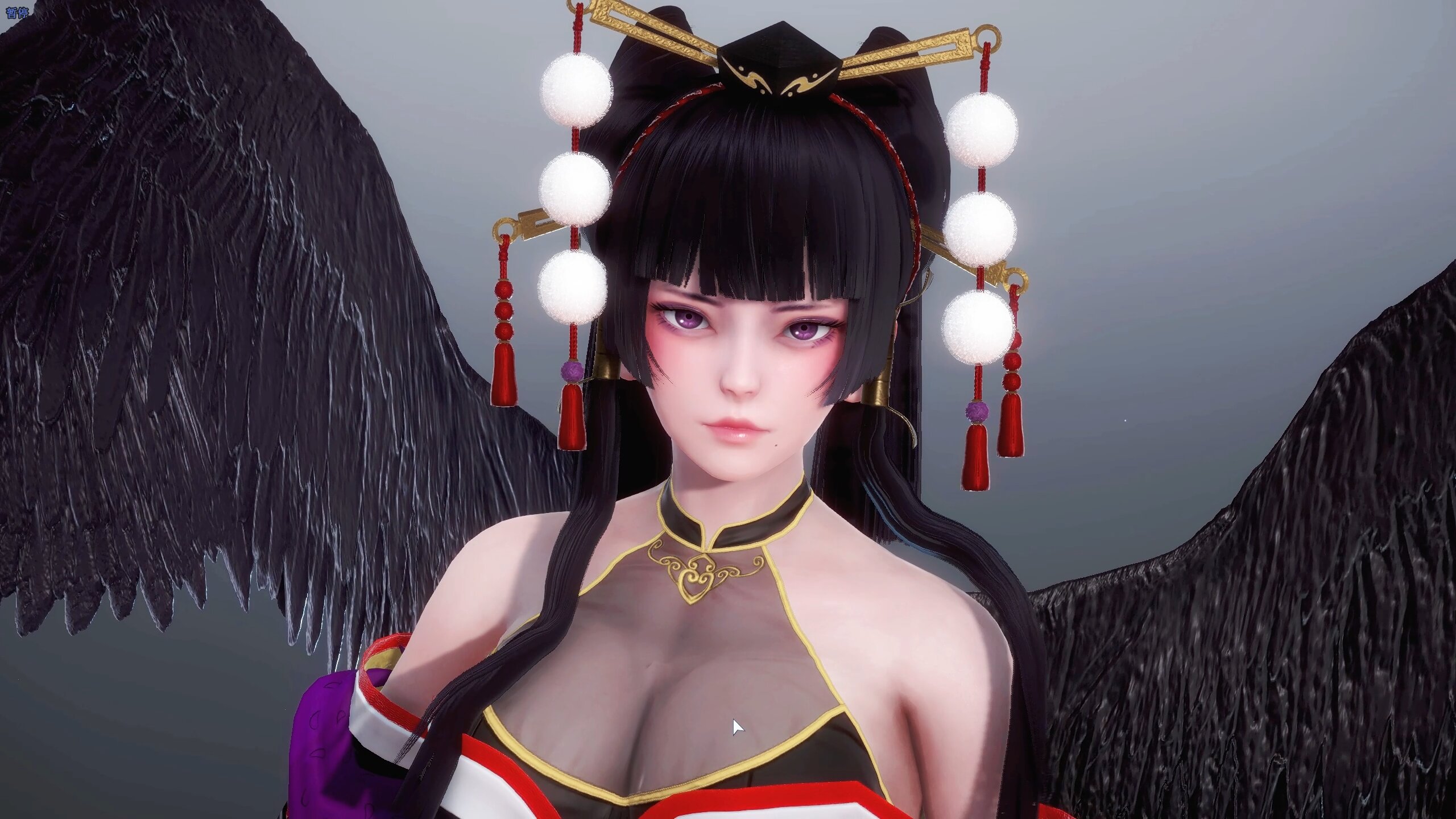 【金橡木】女天狗，面部高度还原。
