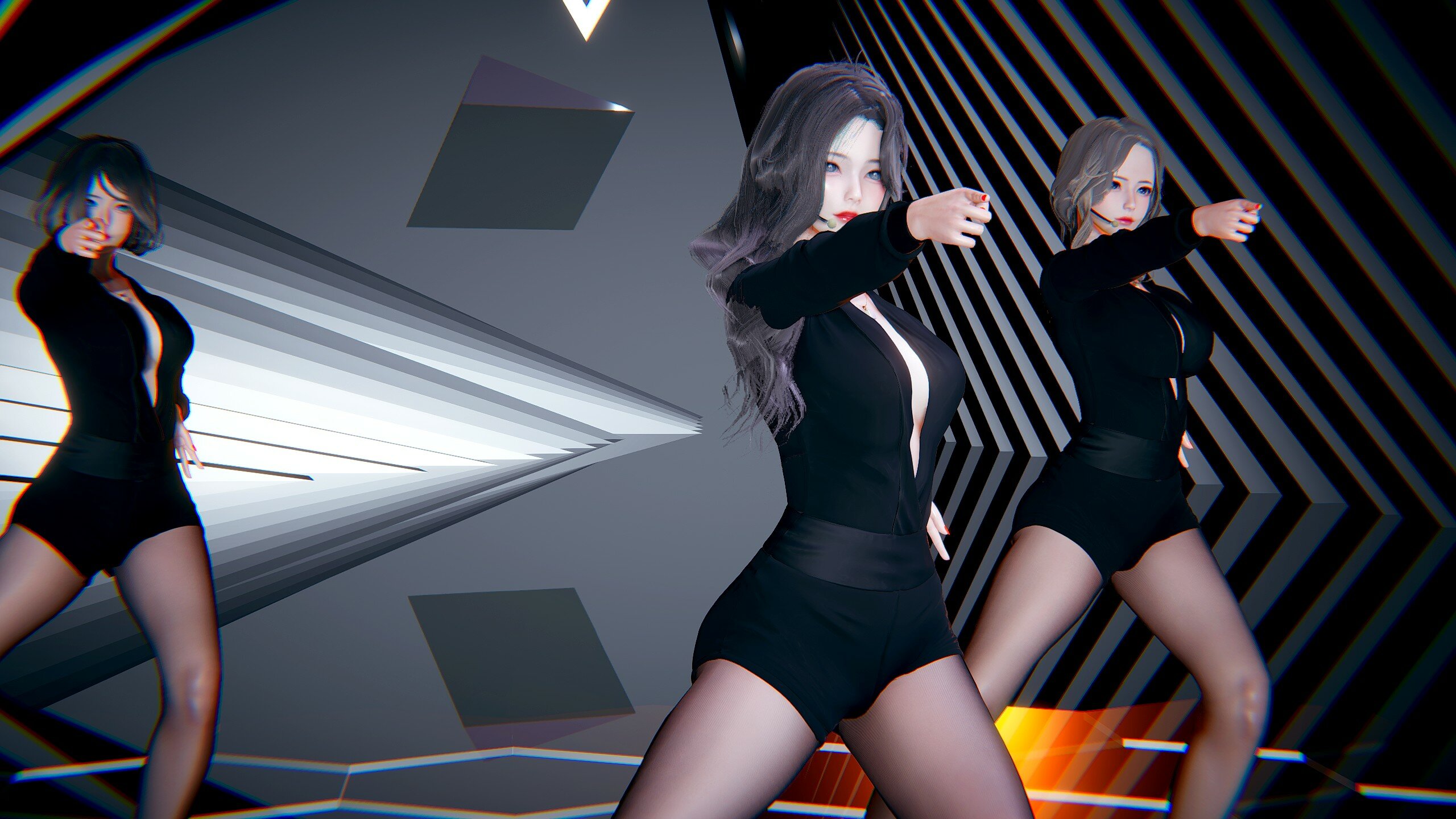 [離媓] MMD动作数据 穿模修复 4Minute – Volume Up 第一期