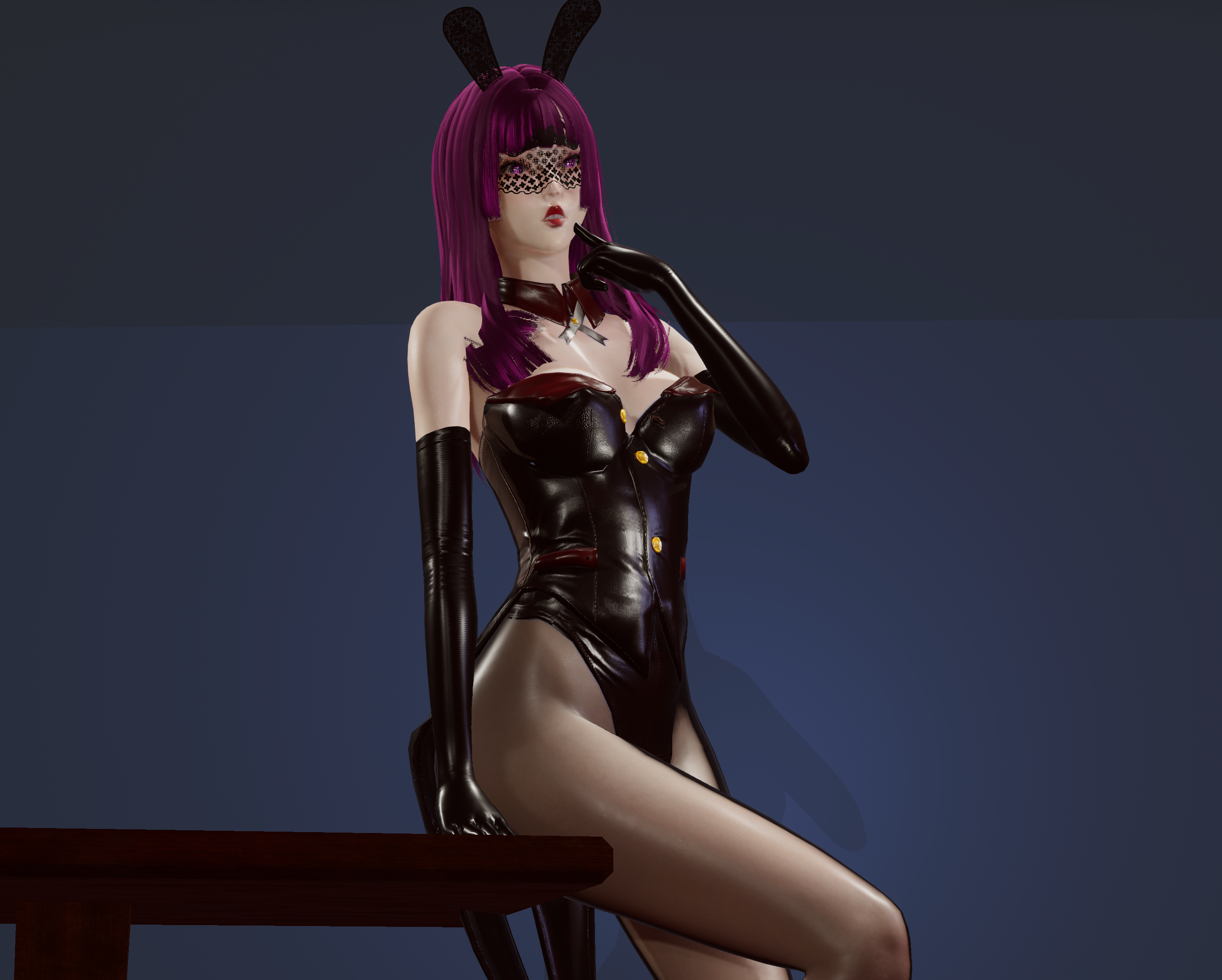 夜幕降临，Bunnygirl~兔女郎诗织