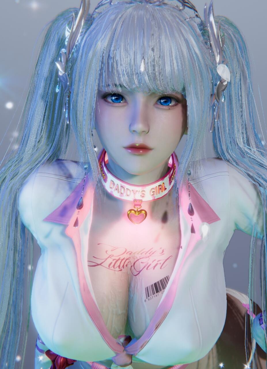 剃须然后捡到粉粉的白丝双马尾女高