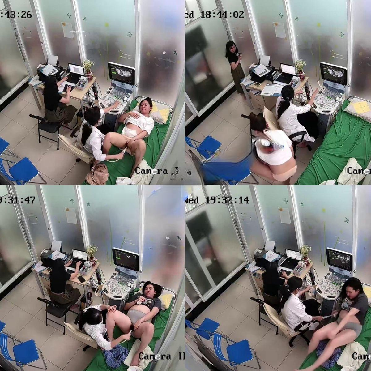 稀缺黑客破解医院监控摄像头❤️偷拍妇科检查孕妇插逼阴道检查（23V）
