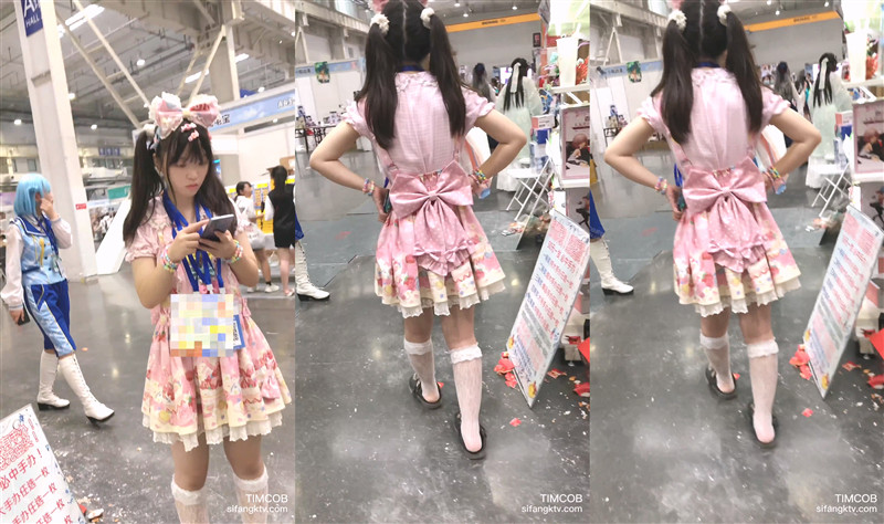 漫展现场一路跟踪抄底萝莉小姐姐竟然没穿内裤❤️在她下蹲的瞬间粉嫩的鲍鱼和菊花近在眼前