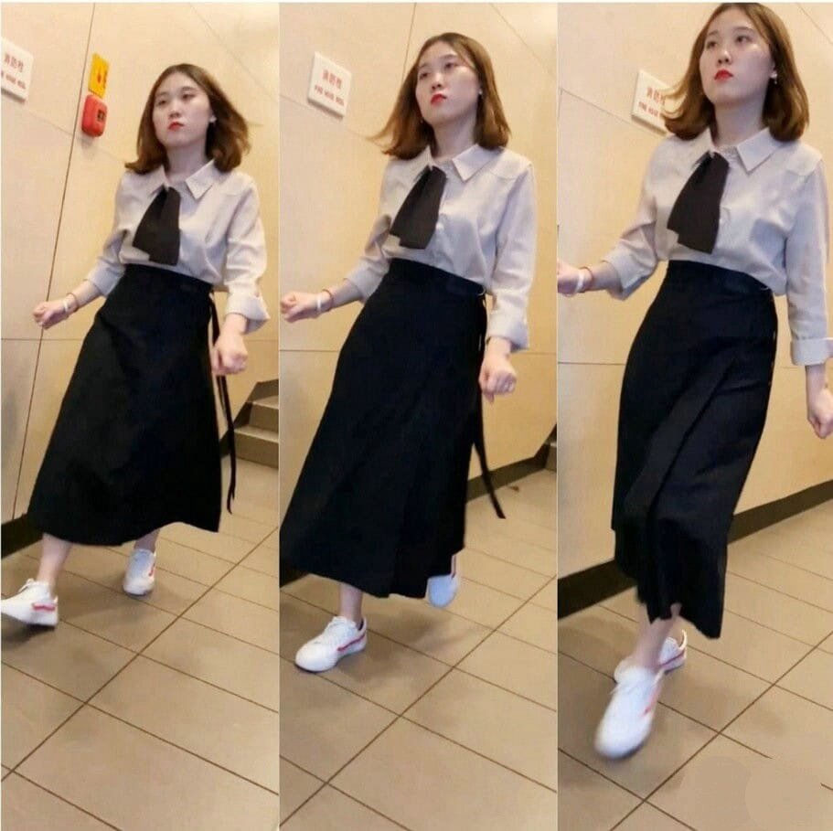 商场全景黑色长裙文静的小妹子，小洞洞使用率不高粉嫩[无水原版]【99M】