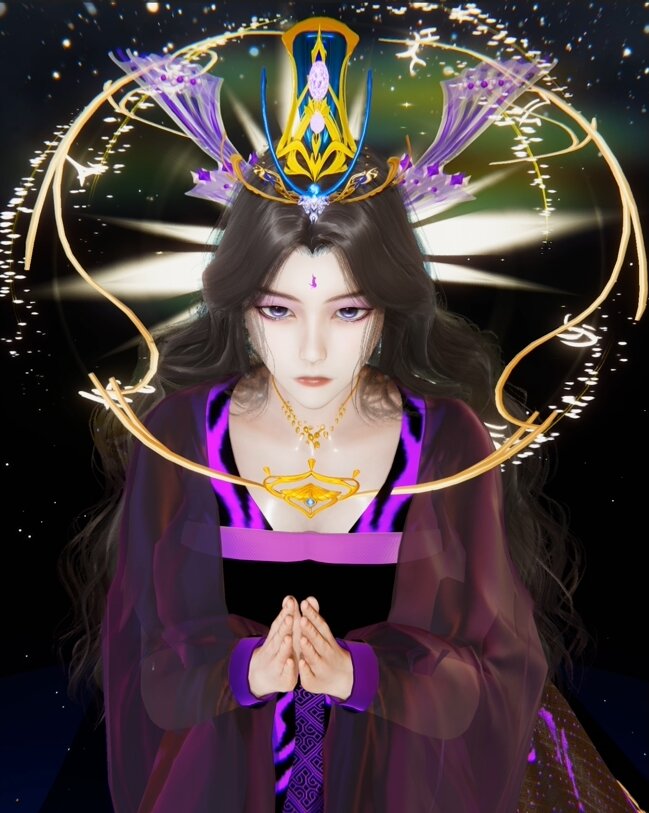 国漫·遮天·紫府圣女·紫霞·混搭【基础款】【回油】