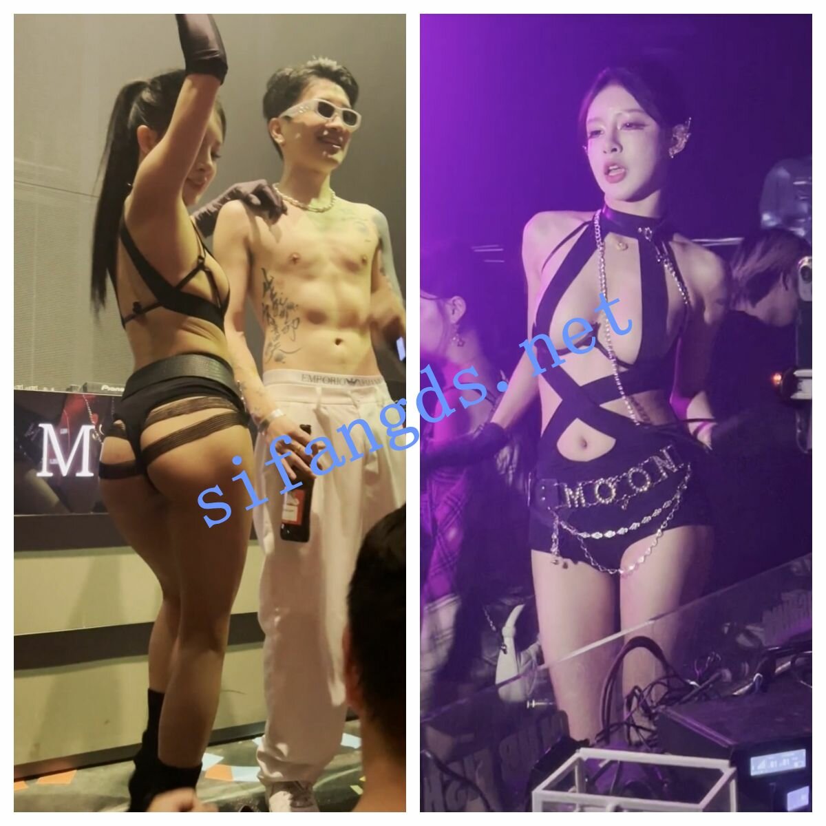 【网红女DJ现场大尺度热舞】真空乳沟 后摇 跪摇 性感死了