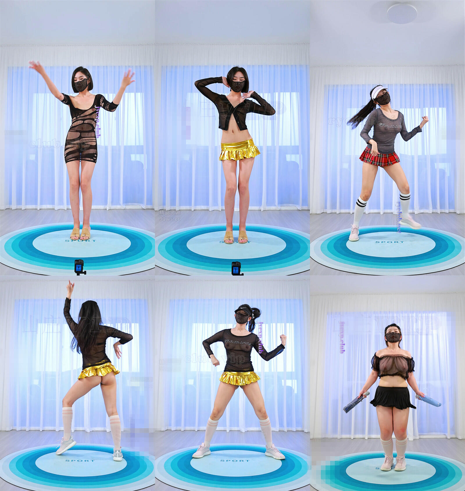 山庄VIP 王牌小奕啦啦操+小团跳绳+小云舞团合集 5V