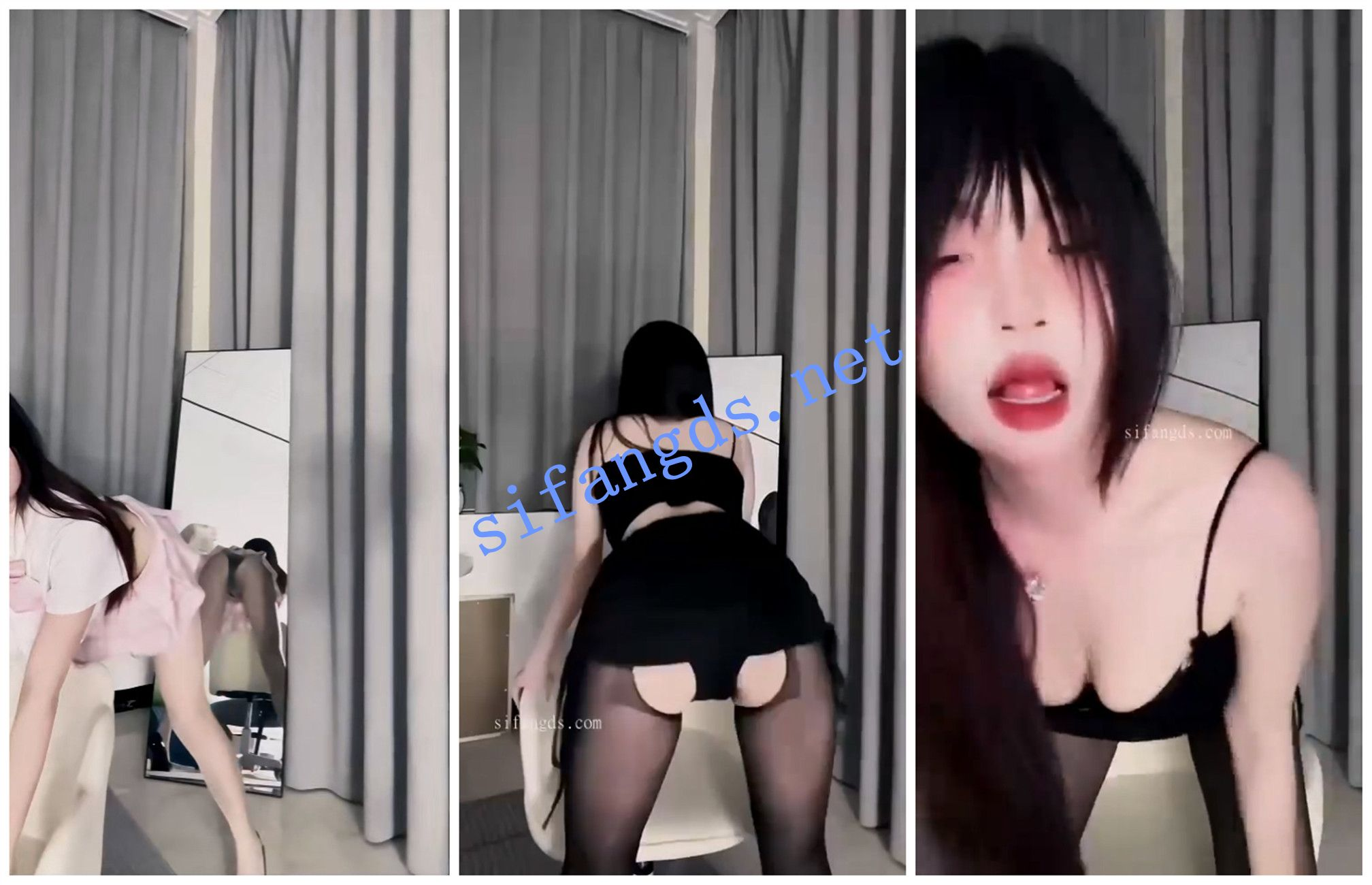 【抖音福利】风骚甜美【露露酱】骚舞抖臀坐脸视角