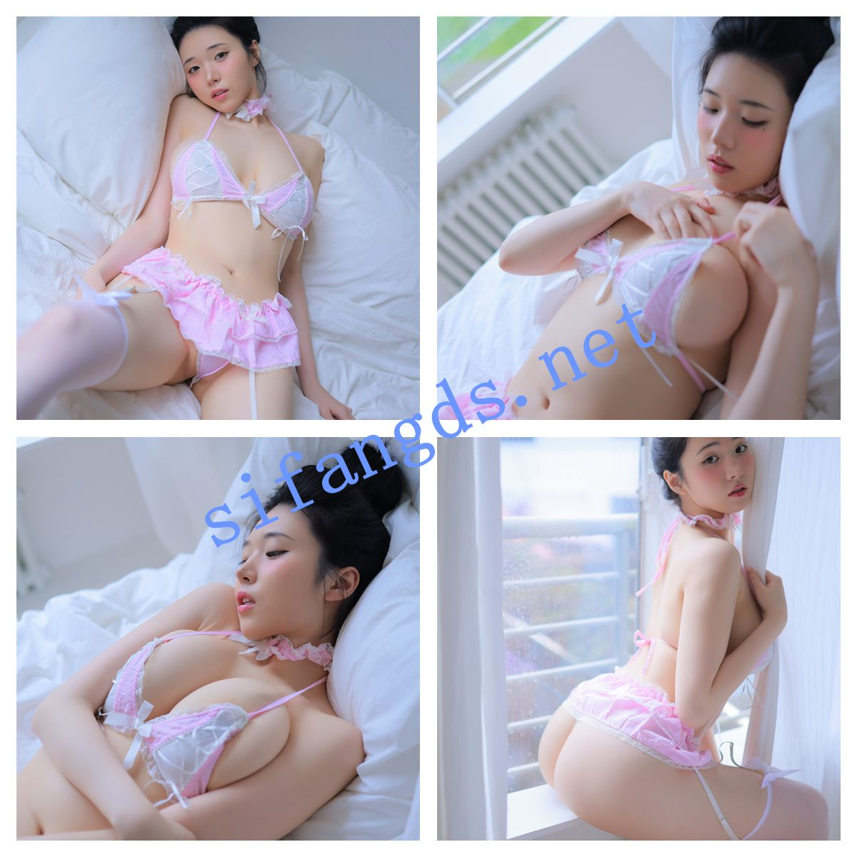 韩国天然巨乳嫩模【YeonWoo】夏日多套写真大尺度，漏半边奶