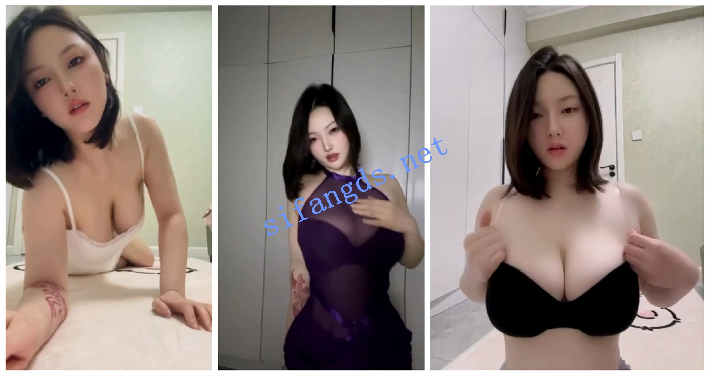 【快手福利】极品短发大奶御姐【礼茉MM】抖奶诱惑骚舞