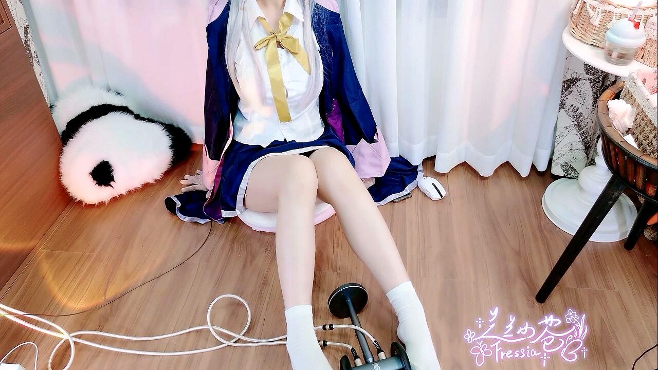 【ASMR/中文音声】B站-兰兰小苍Freesia  [伊蕾娜]清纯小白袜足音
