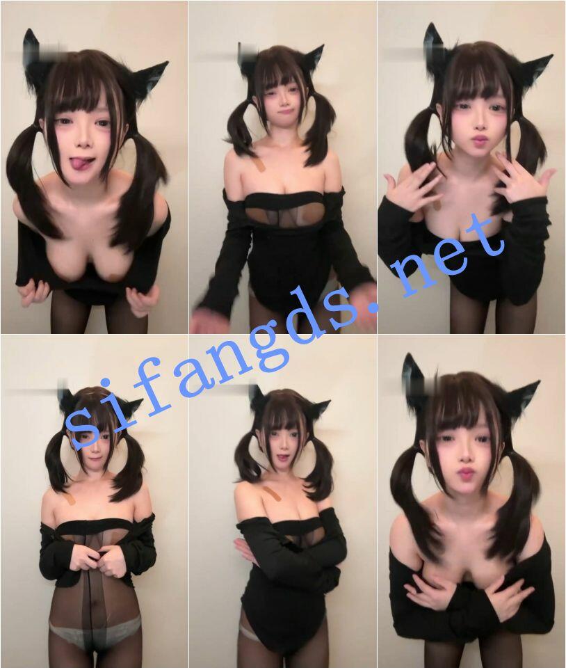 ✅抖音 em崽 童颜巨乳极品妹子 乳贴 弯腰抖胸舞等 最大尺度