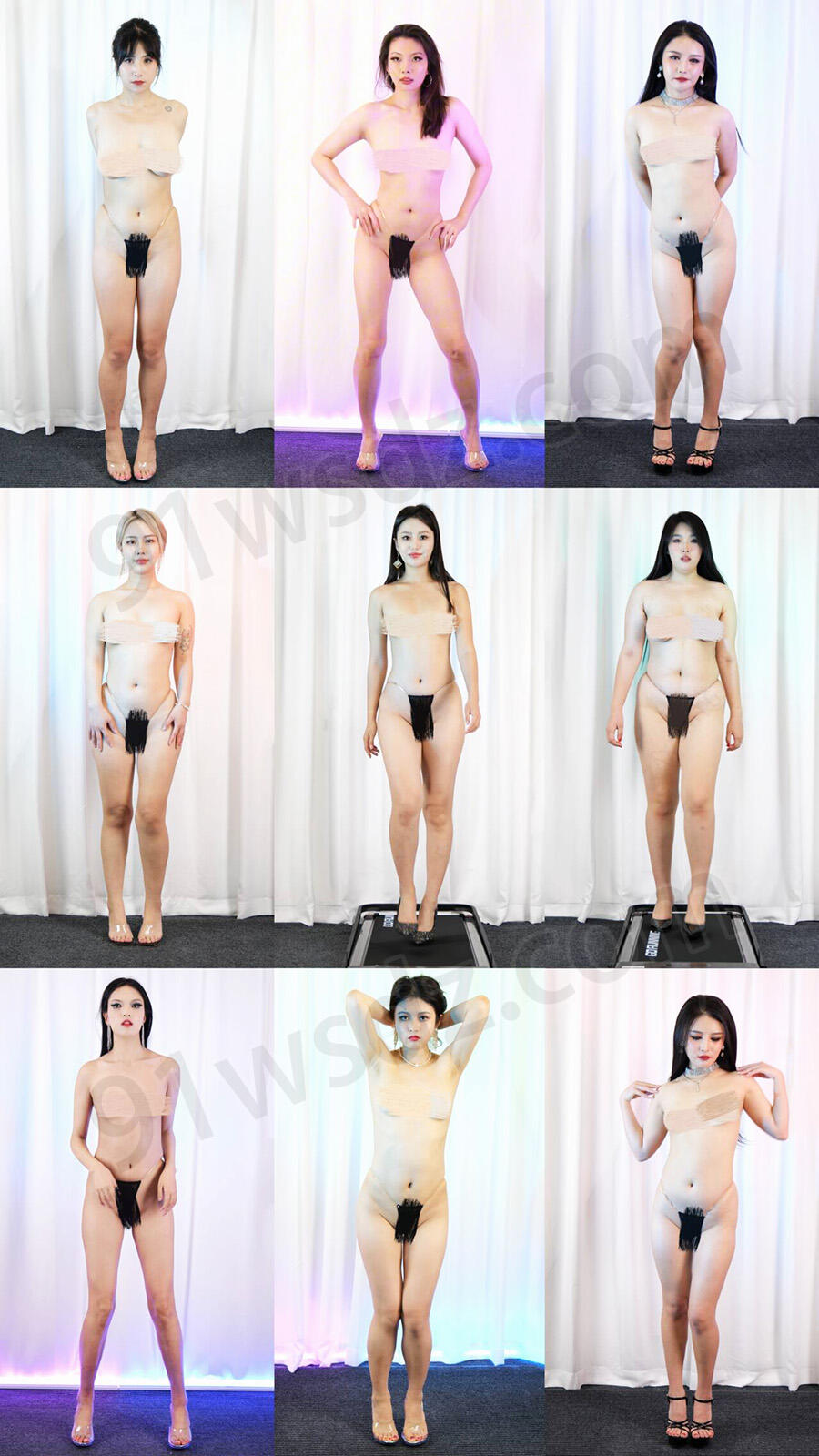 【重磅】魔丽舞社 万元定制系列 可欣/沐奈/倩莉/司彤/思思/樱花/语希/梓婷 4K超清半身G舞精品专版合集 第8弹 8V/4.47G