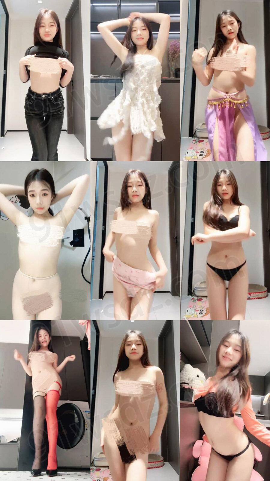 网红主播 黎巴啦呀 清纯少女热舞女神收费房尺度热舞大秀 5V/3.13G*