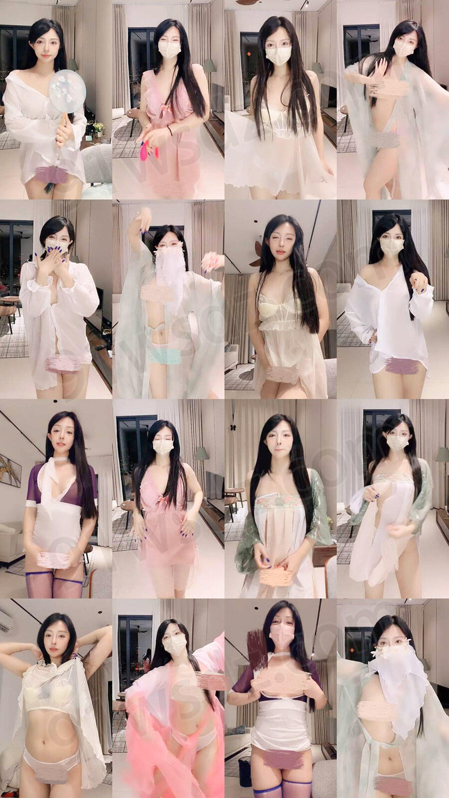网红主播 鹅美美 绿播美女超级性感热舞 8V/15.4G*