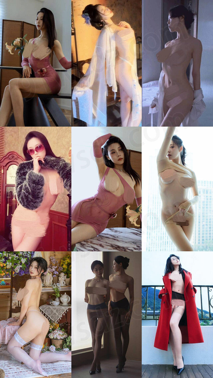 网红模特 教瑜伽的喵老师 完美身材颜值女神最新私房尺度G拍视图 57V/0.9G