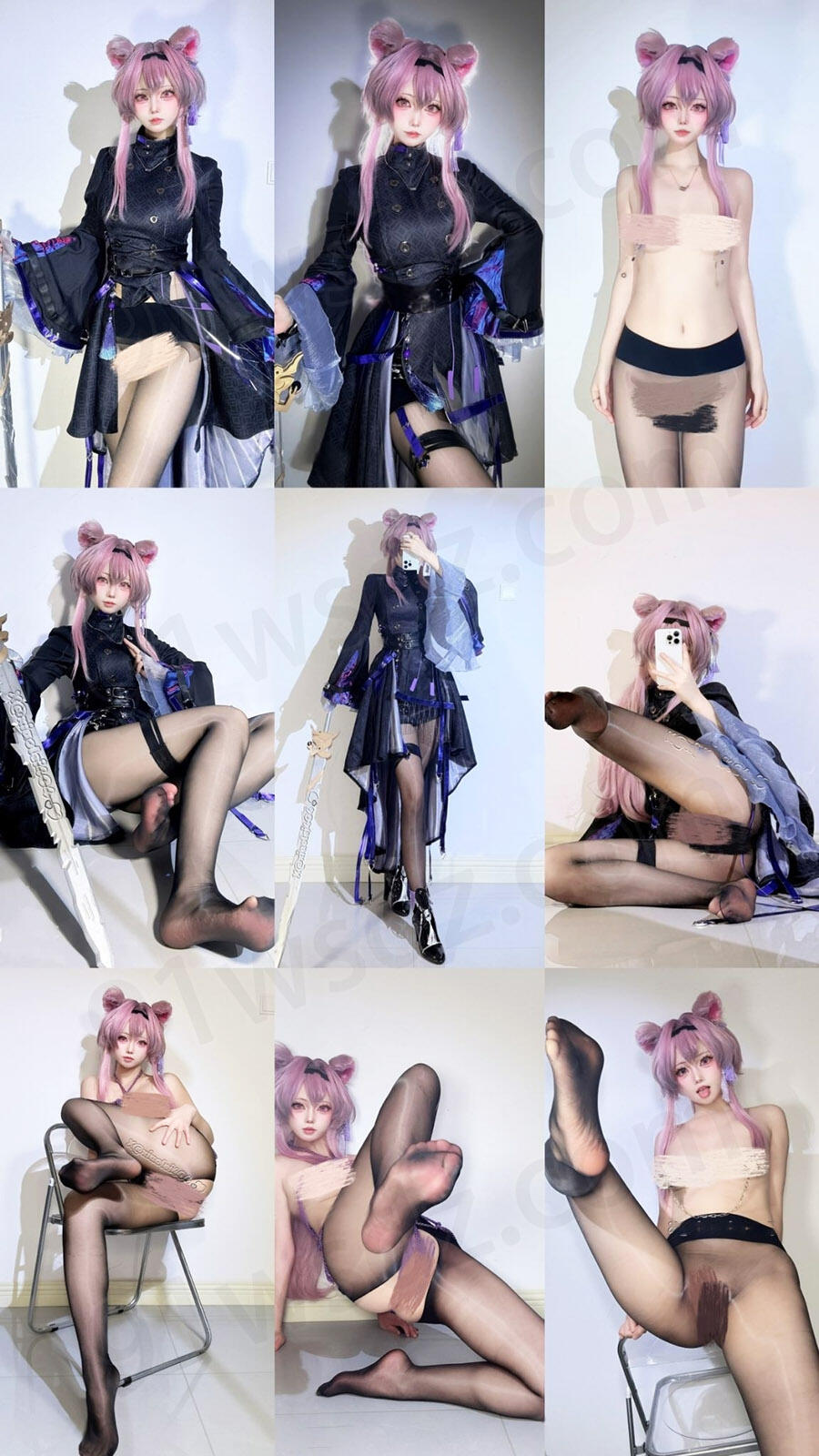 TT|希尔薇 超高颜值萝莉顶级COS4月最新COS林雨霞极品骚舞 10V+35P