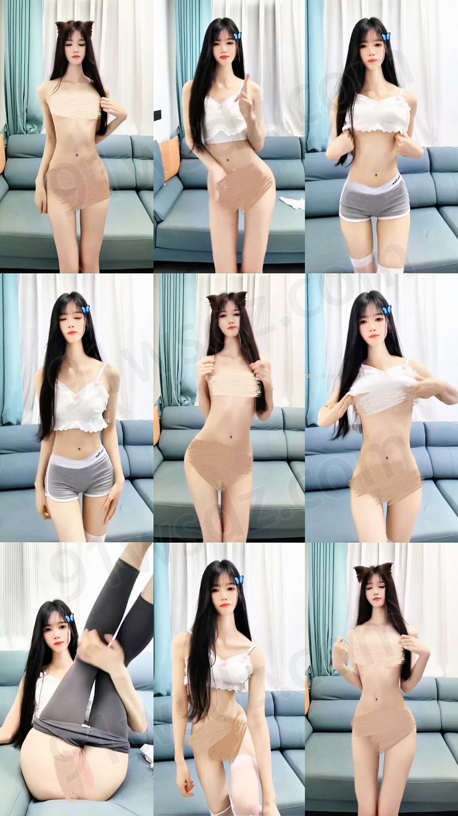 抖音|悲伤土豆 骨架小美女骚舞福利定制 2V/0.3G