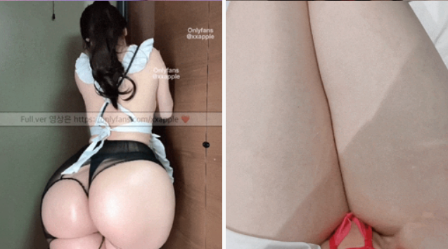 06.21  应求而发   韩国思密达超级诱惑腰臀比女王，极品美臀博主xxapple_e 最强合集【47.8g/795v】