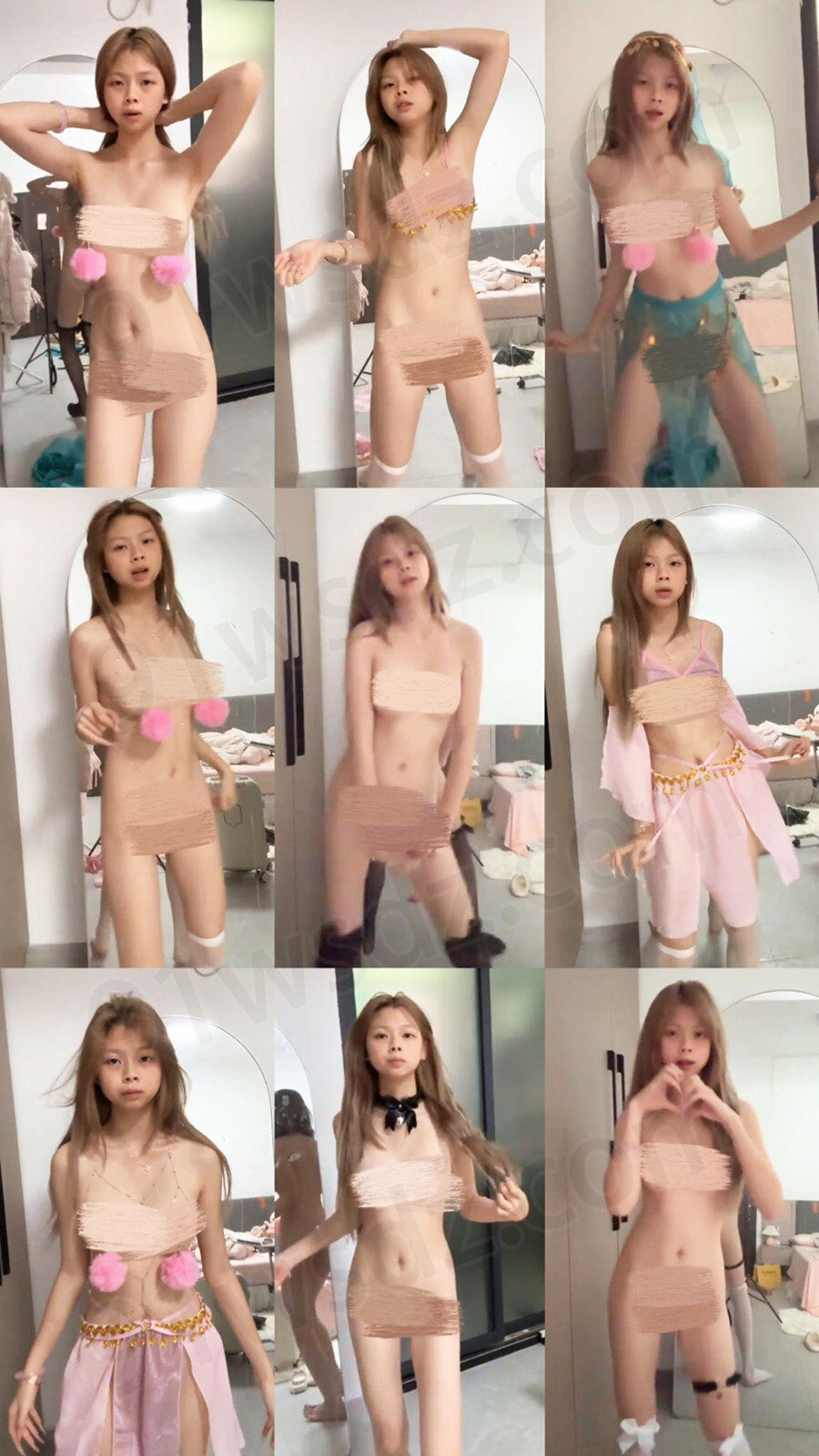 主播 小小 极品粉嫩小妹道具乳夹全G跳舞合集 20V/0.5G