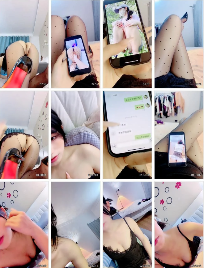绝色少女【露露娜】各种丝袜配LO装诱惑拉满，超赞身材撅臀摇摆吐舌抠逼玩的水润反光【18.8GB_13V】