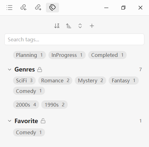 Tag Group Organizer