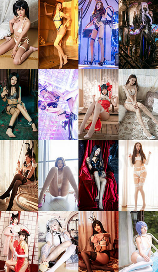 WB|源纱希喵喵喵 微博Coser清纯美少女柴郡猫猫薄纱睡衣私房39套写真合集 1021P+3V/12.8G