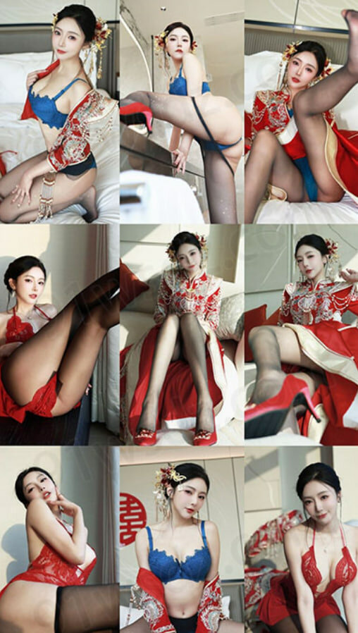 秀人网 王馨瑶 多人求超顶超美的作品-新娘秀禾 82P/1G
